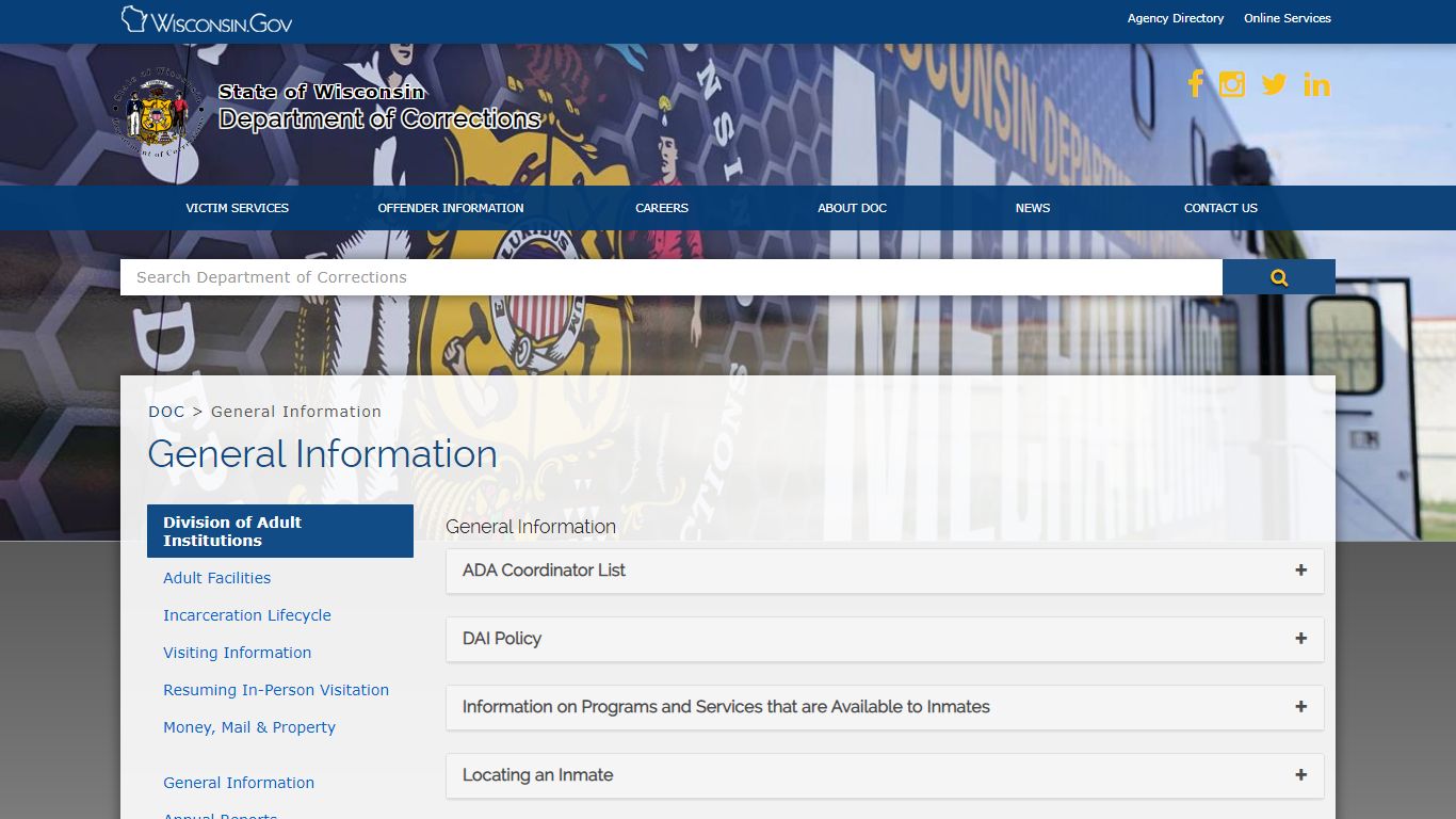 DOC General Information - DOC Home